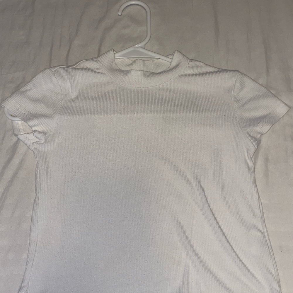 White baby tee Size small